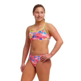 Funkita Rock Star Girls Swim Crop Top