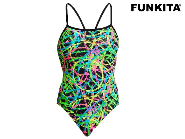 Funkita Single Strap Ladies One Piece Swimsuit (Burnouts)