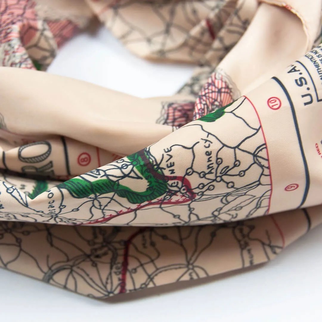 Infinity Escape Map Scarf Z99V006
