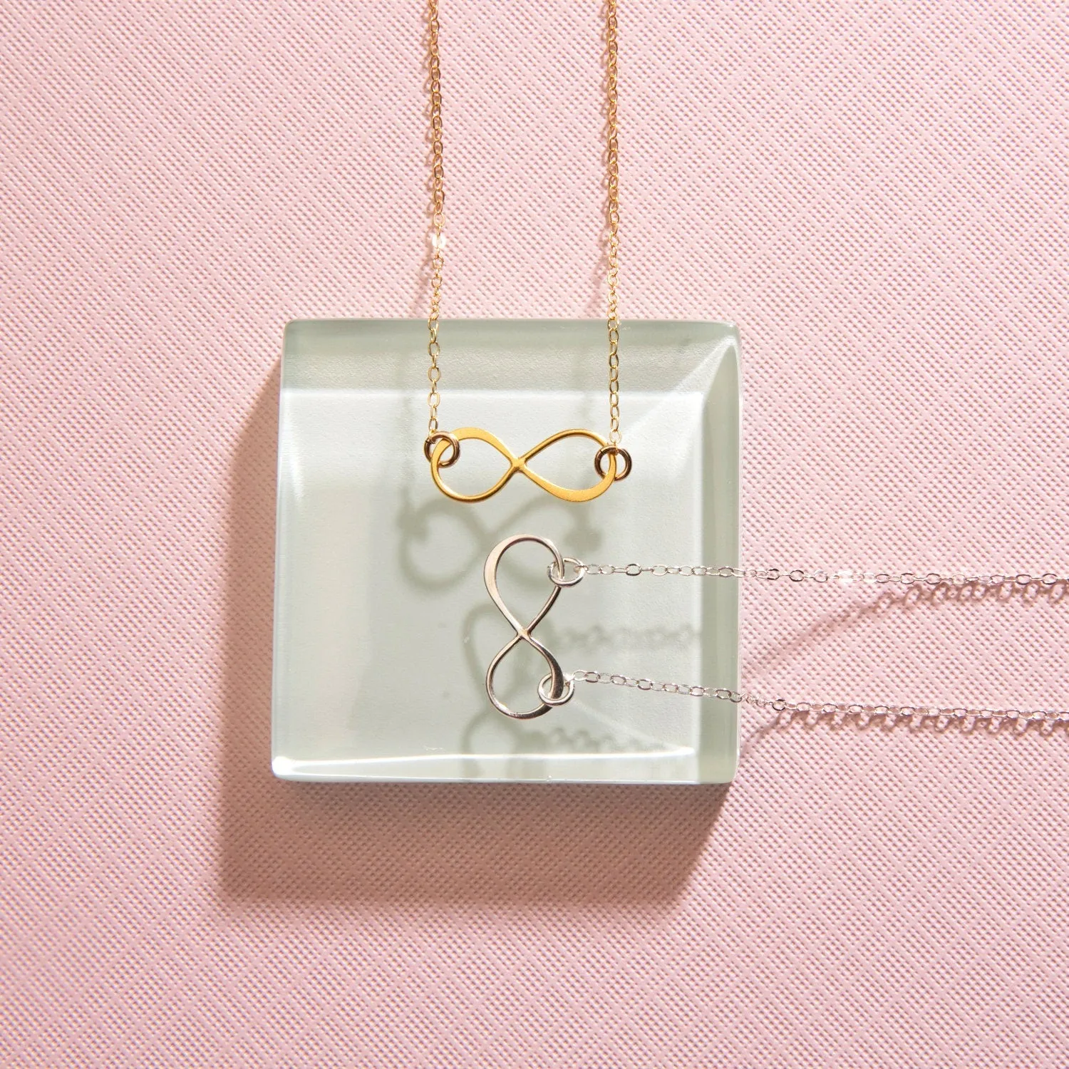 Infinity Forever Love Necklace - CG264N. Starts at