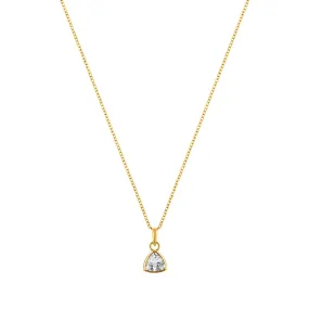 Infinity Gold plated sterling silver Necklace