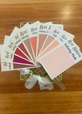 Infinity Gown Fabric Swatches