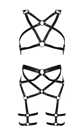 Infinity Leather Lingerie Set