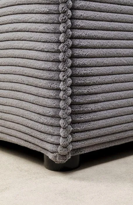 Infinity Ottomane Corduroy Corner Sofa