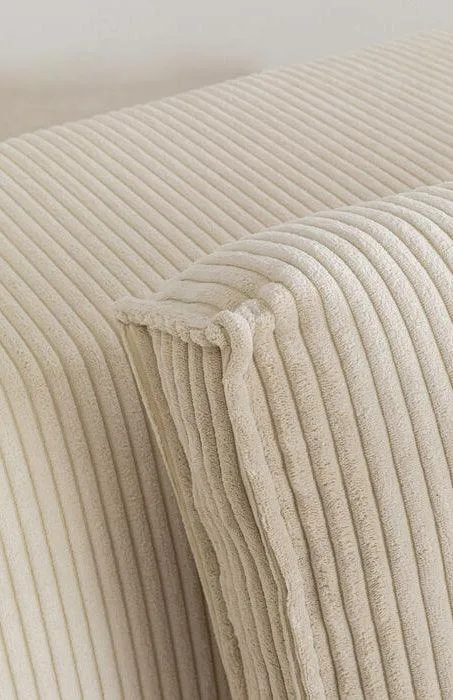 Infinity Ottomane Corduroy Corner Sofa