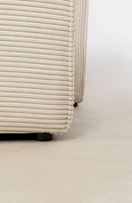 Infinity Ottomane Corduroy Corner Sofa