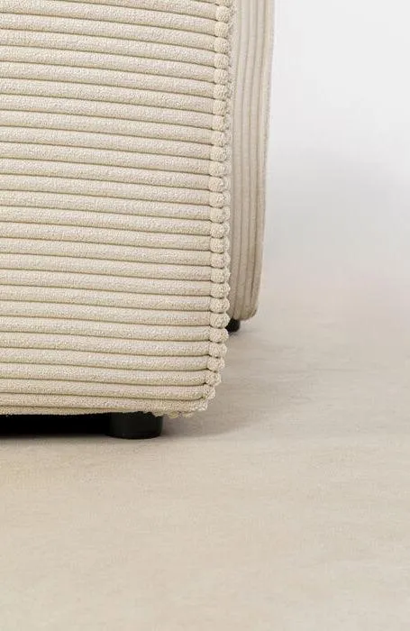 Infinity Ottomane Corduroy Corner Sofa