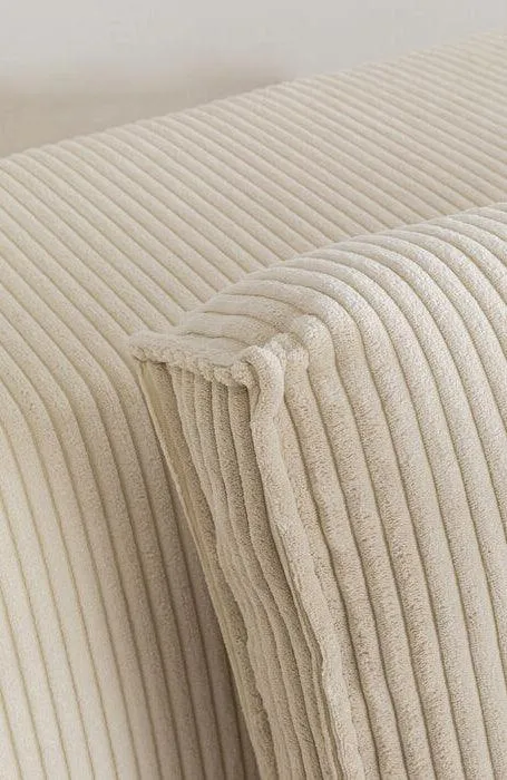 Infinity Ottomane Corduroy Corner Sofa