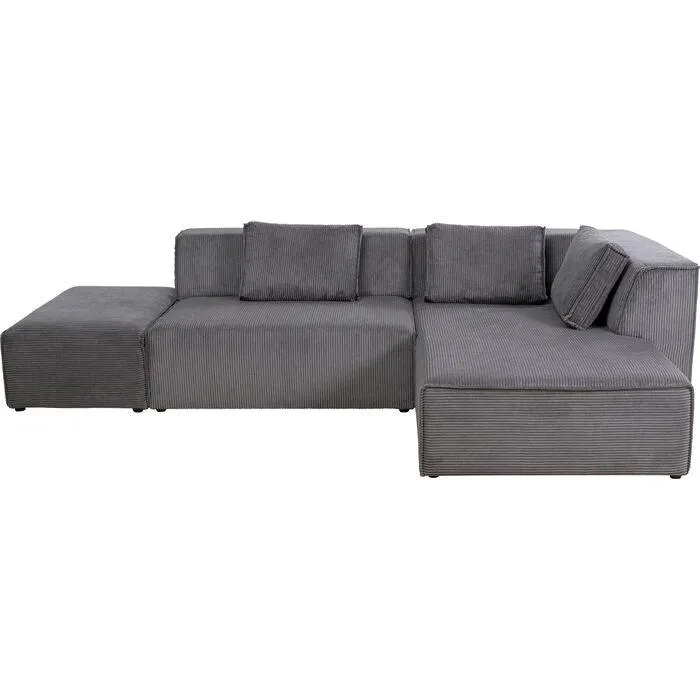 Infinity Ottomane Corduroy Corner Sofa
