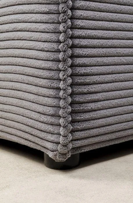 Infinity Ottomane Corduroy Corner Sofa