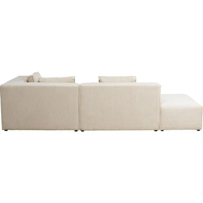 Infinity Ottomane Corduroy Corner Sofa