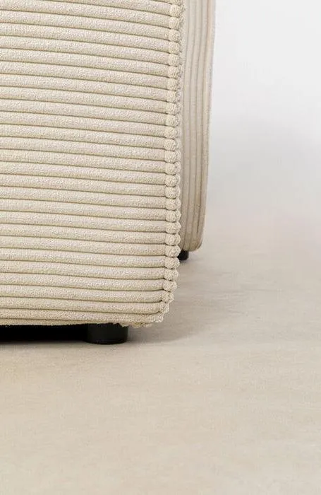 Infinity Ottomane Corduroy Corner Sofa