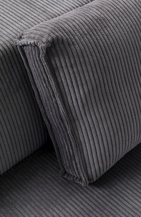 Infinity Ottomane Corduroy Corner Sofa
