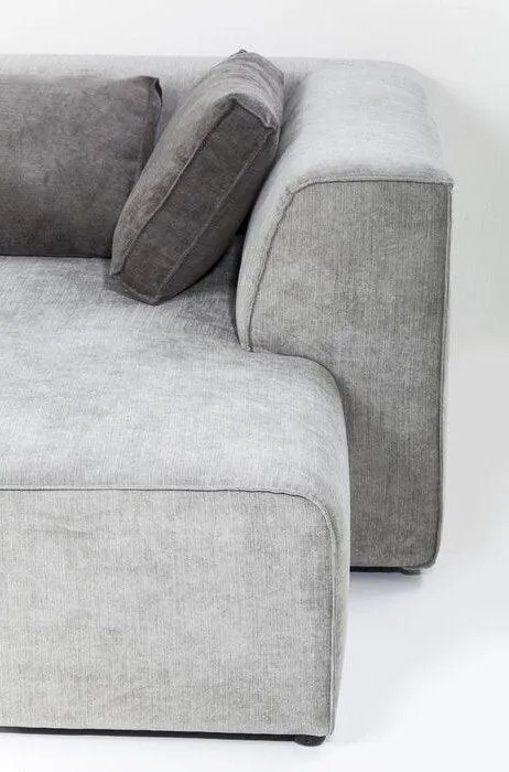 Infinity Ottomane Grey Corner Sofa