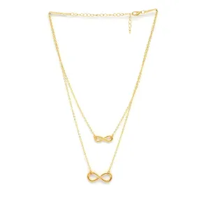 Joker & Witch Boston Layered Gold Necklace for women