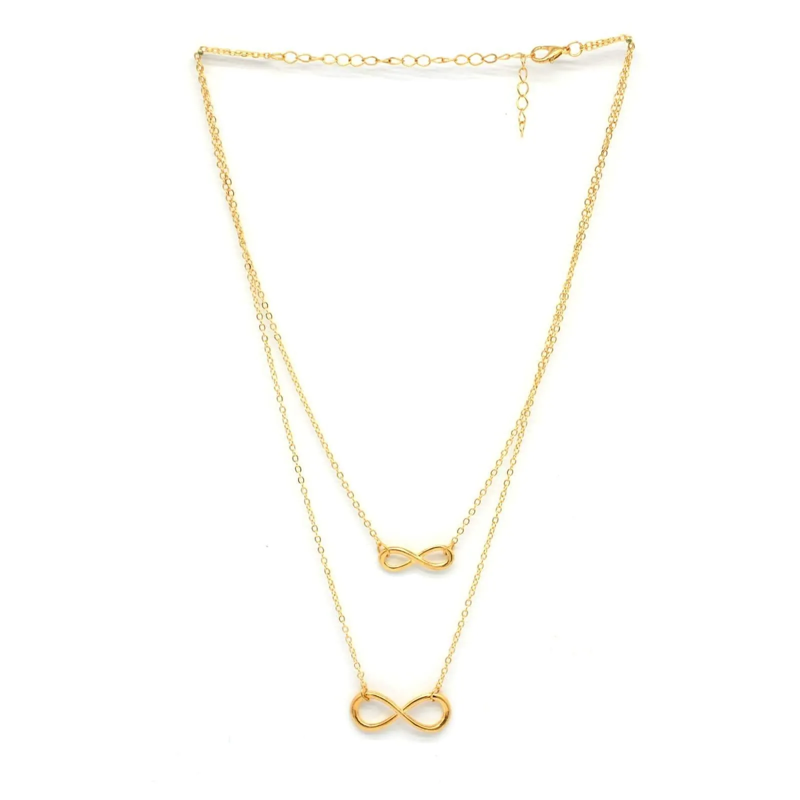 Joker & Witch Boston Layered Gold Necklace for women