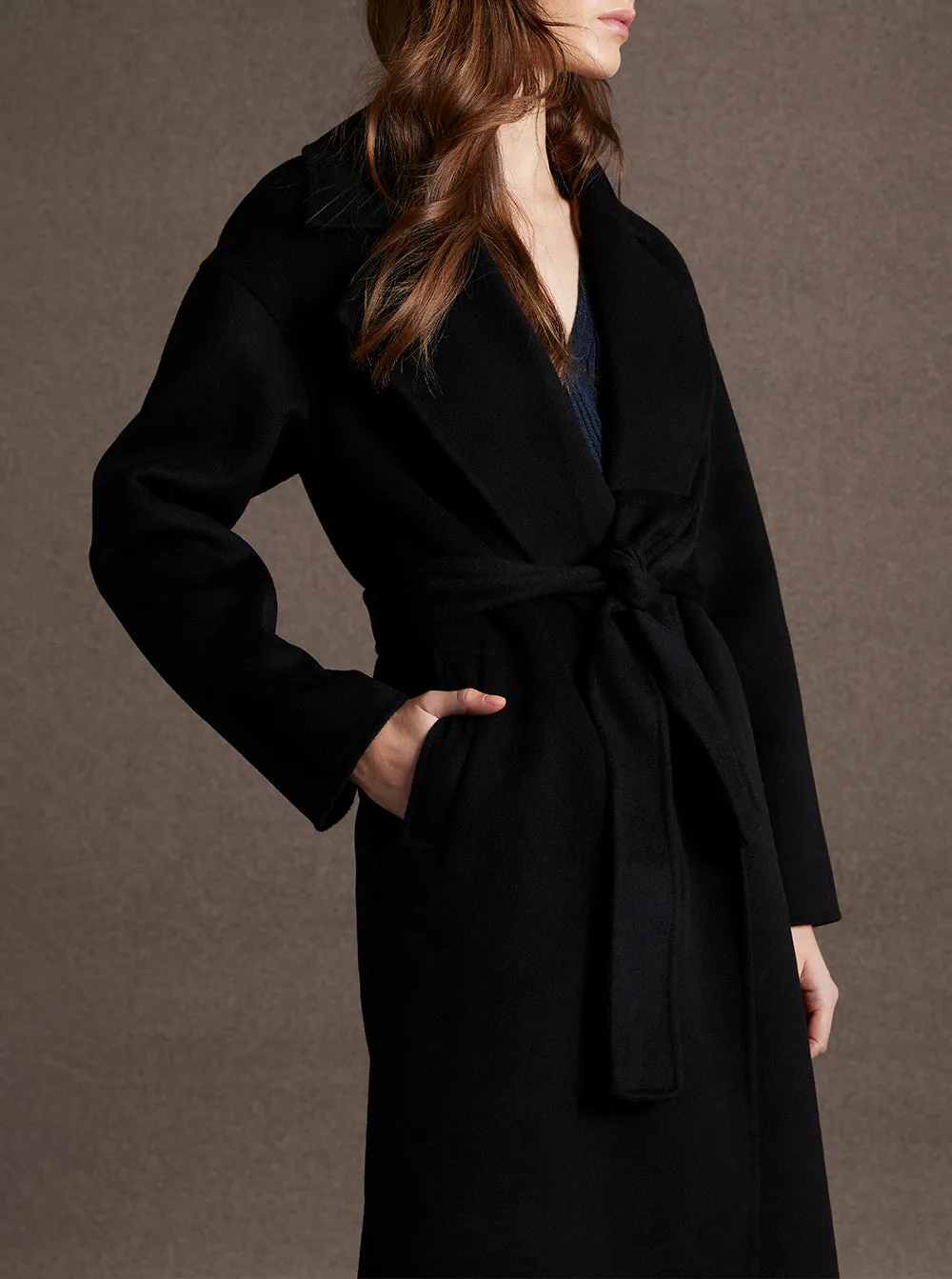 Kalima Wool Coat - Black