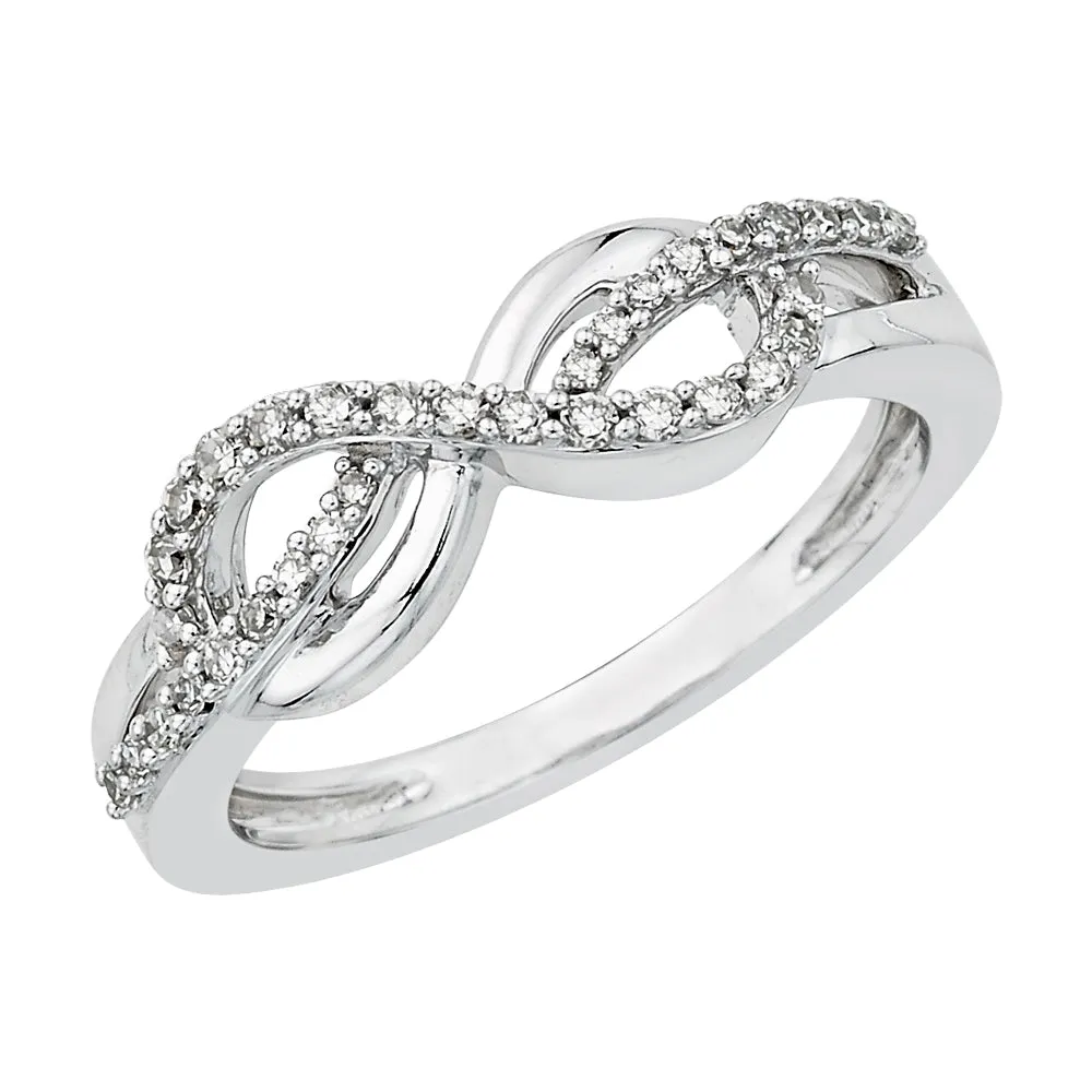 KATARINA Infinity Diamond Ring (1/5 cttw IJ-SI)