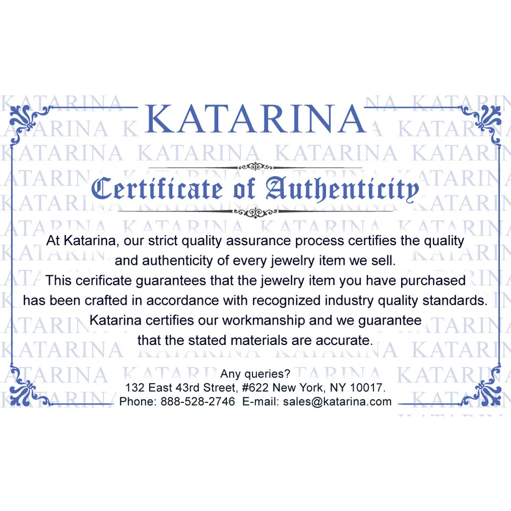 KATARINA Two Row Infinity Diamond Pendant Necklace (1/20 cttw GH, I2/I3)