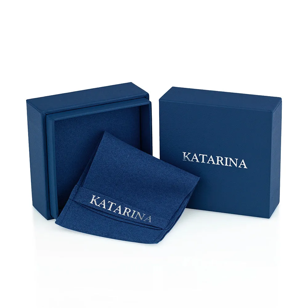 KATARINA Two Row Infinity Diamond Pendant Necklace (1/20 cttw GH, I2/I3)