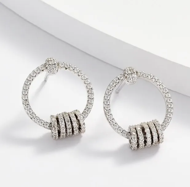 Kosa Jewels Infinity Door Knocker Studs