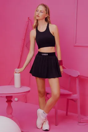LAICA Pleated Skirt - Onyx