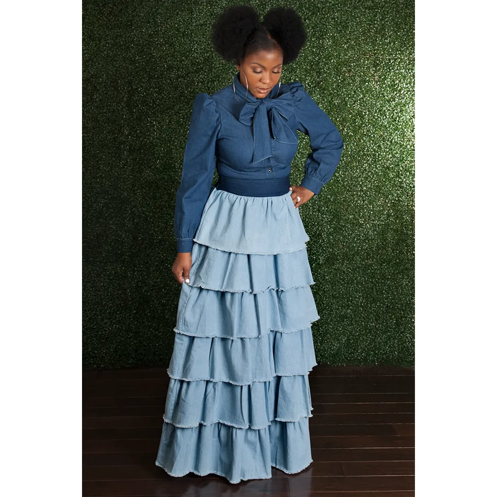 Layers for Days Denim Skirt