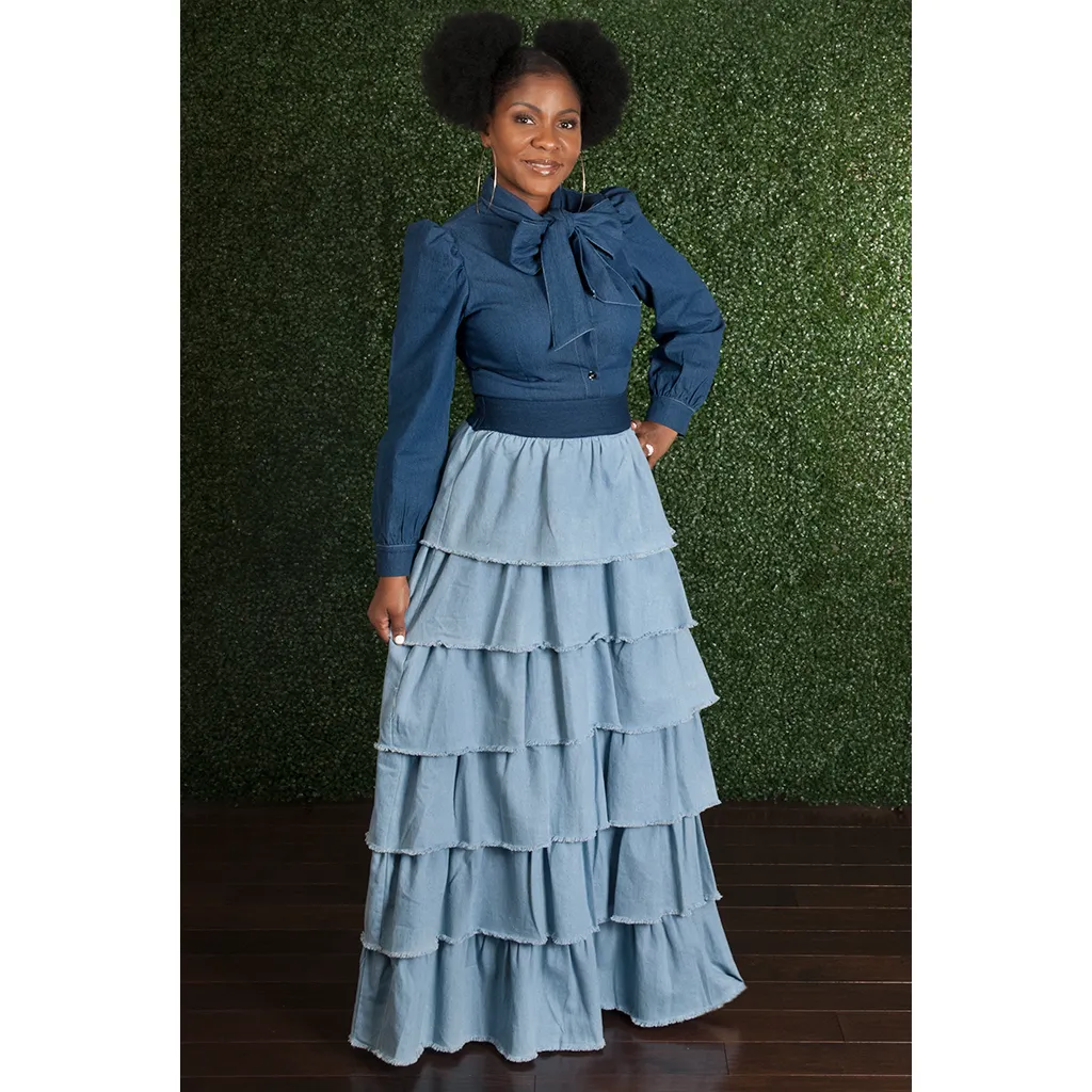 Layers for Days Denim Skirt
