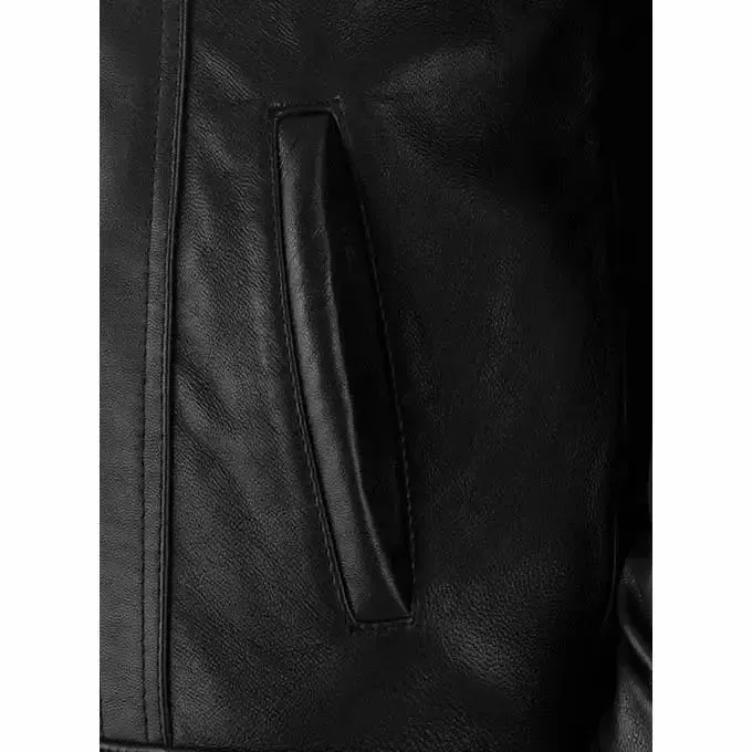 Leather Sherpa Jacket