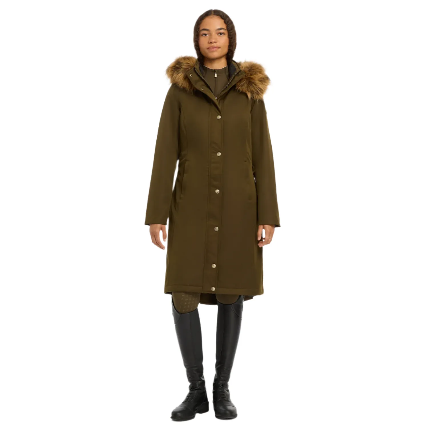 LeMieux Anya Ladies Waterproof Riding Coat, Alpine