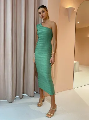 Lidee Gigi Smocking Gown in Sea Green
