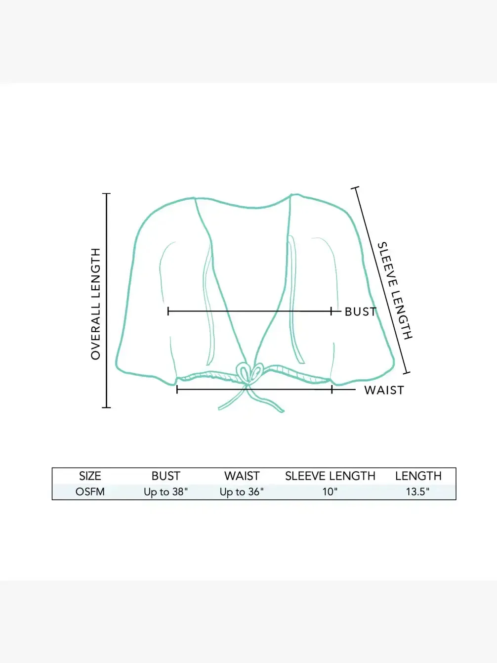 Lotus and Luna Sage Saltwater Shrugs