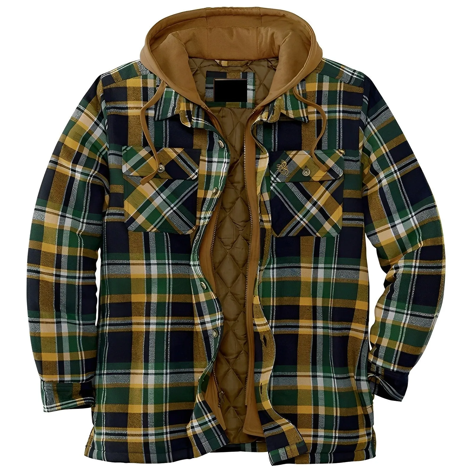 Men's Padded Hooded Jacket