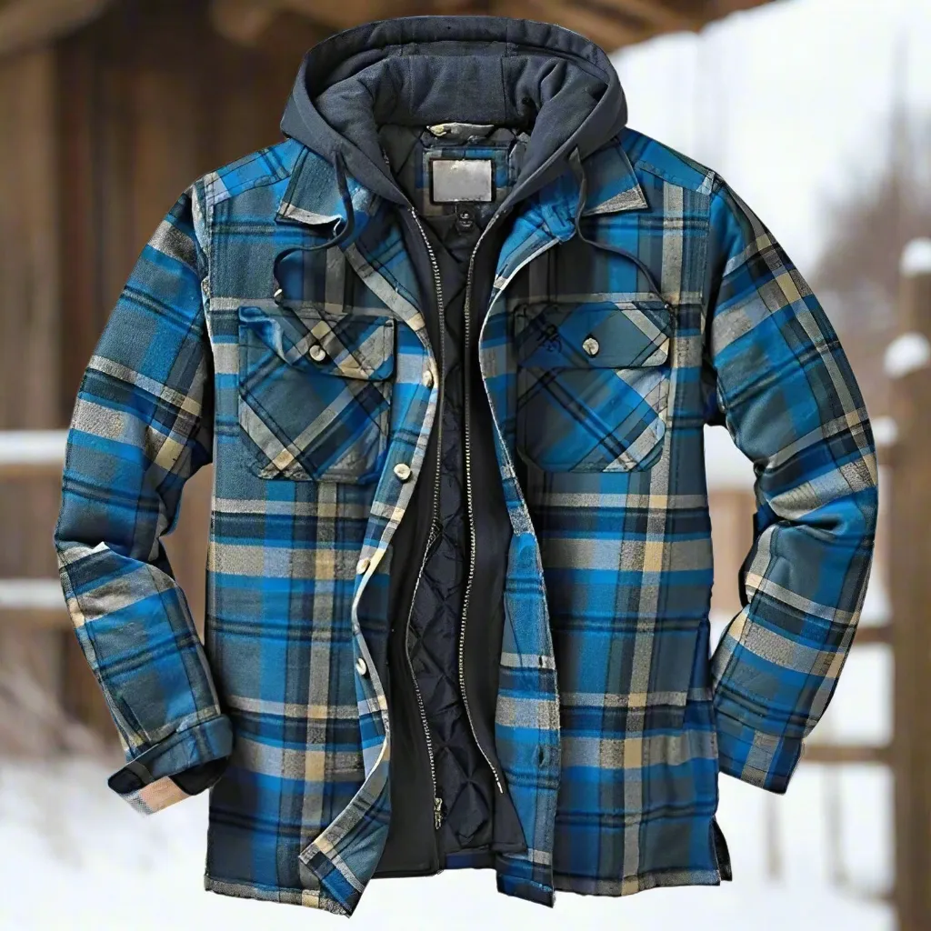 Men's Padded Hooded Jacket