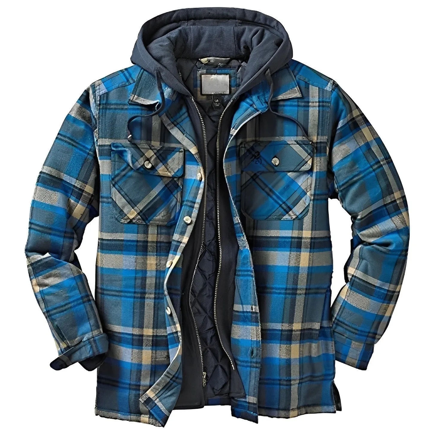 Men's Padded Hooded Jacket
