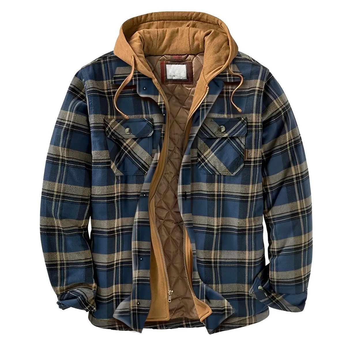 Men's Padded Hooded Jacket