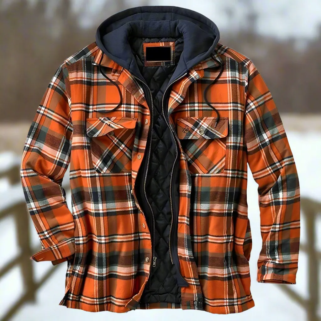 Men's Padded Hooded Jacket