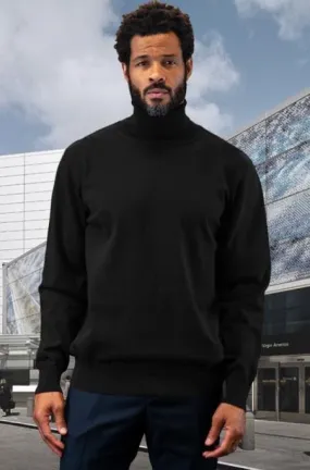 Mens Sweater Black - Wool And Cashmere Fabric