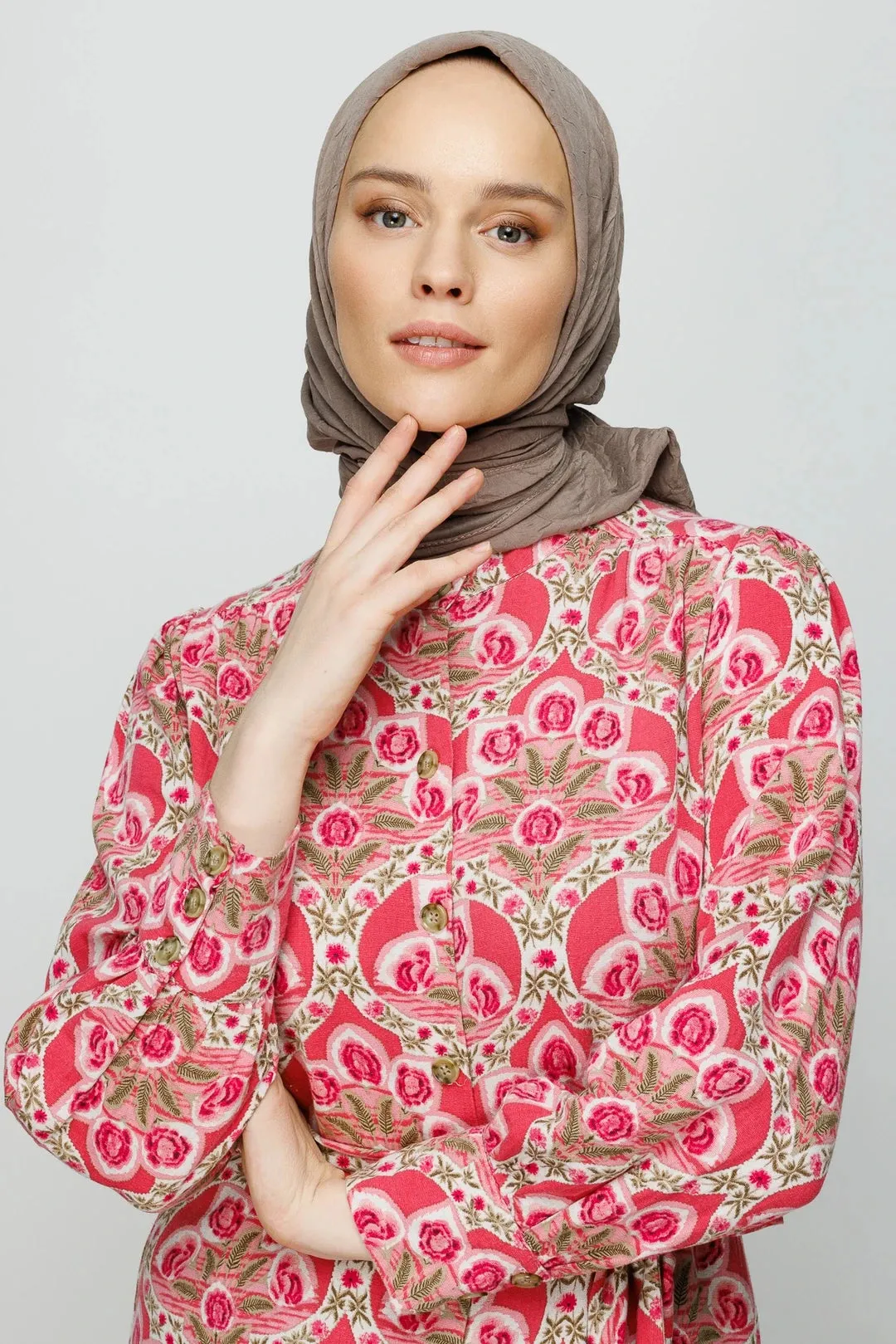 Mink Bamboo Square Scarf