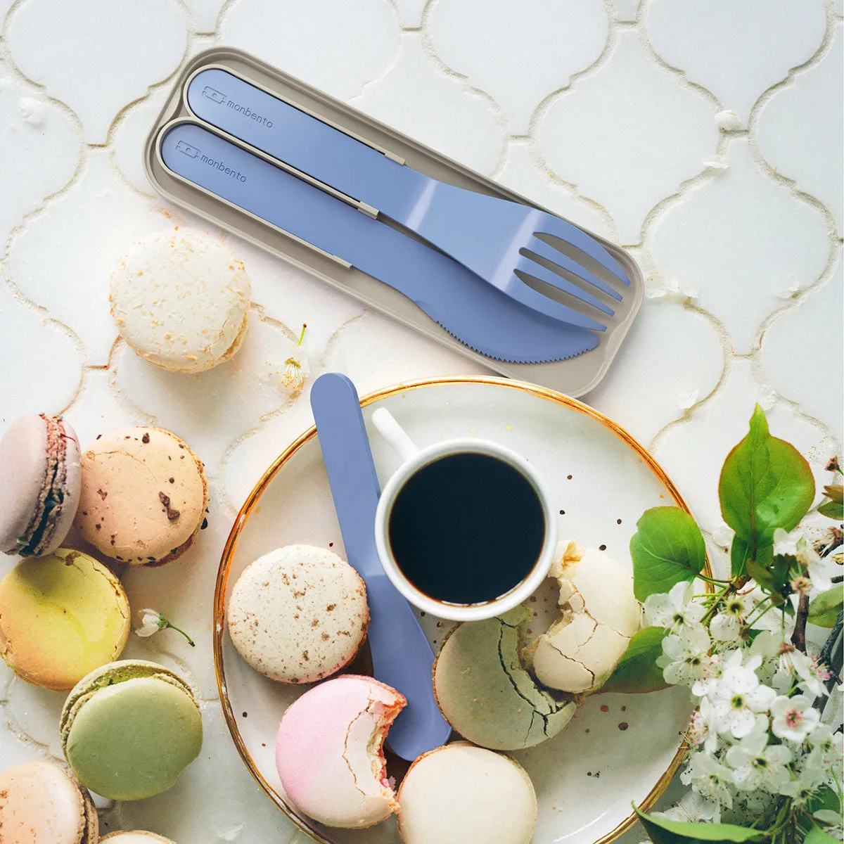 Monbento Pocket Colour Cutlery Set - Infinity