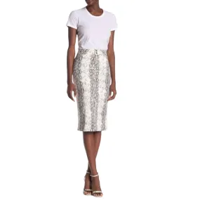 Mustard Seed Snake Print Skirt