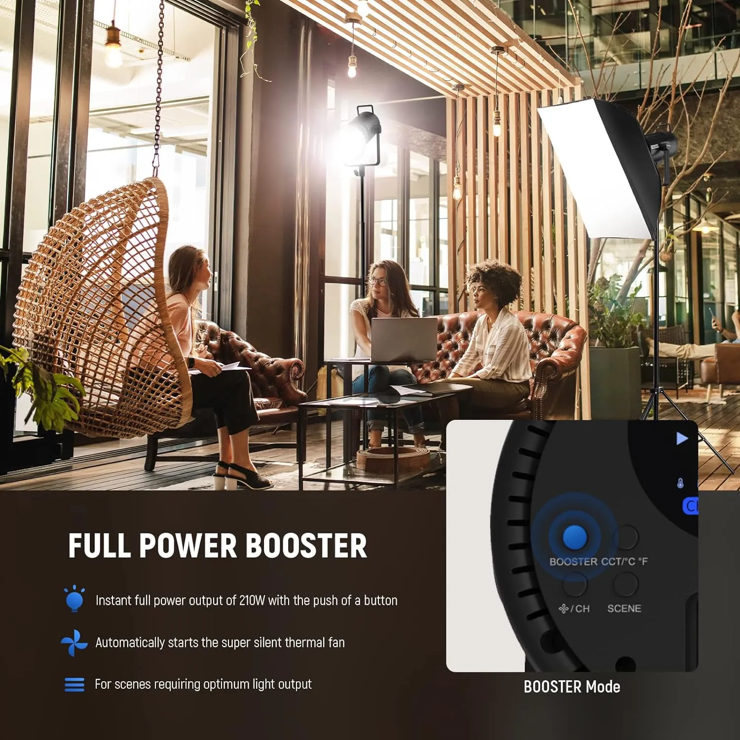NEEWER CB200B 210W LED Video Light