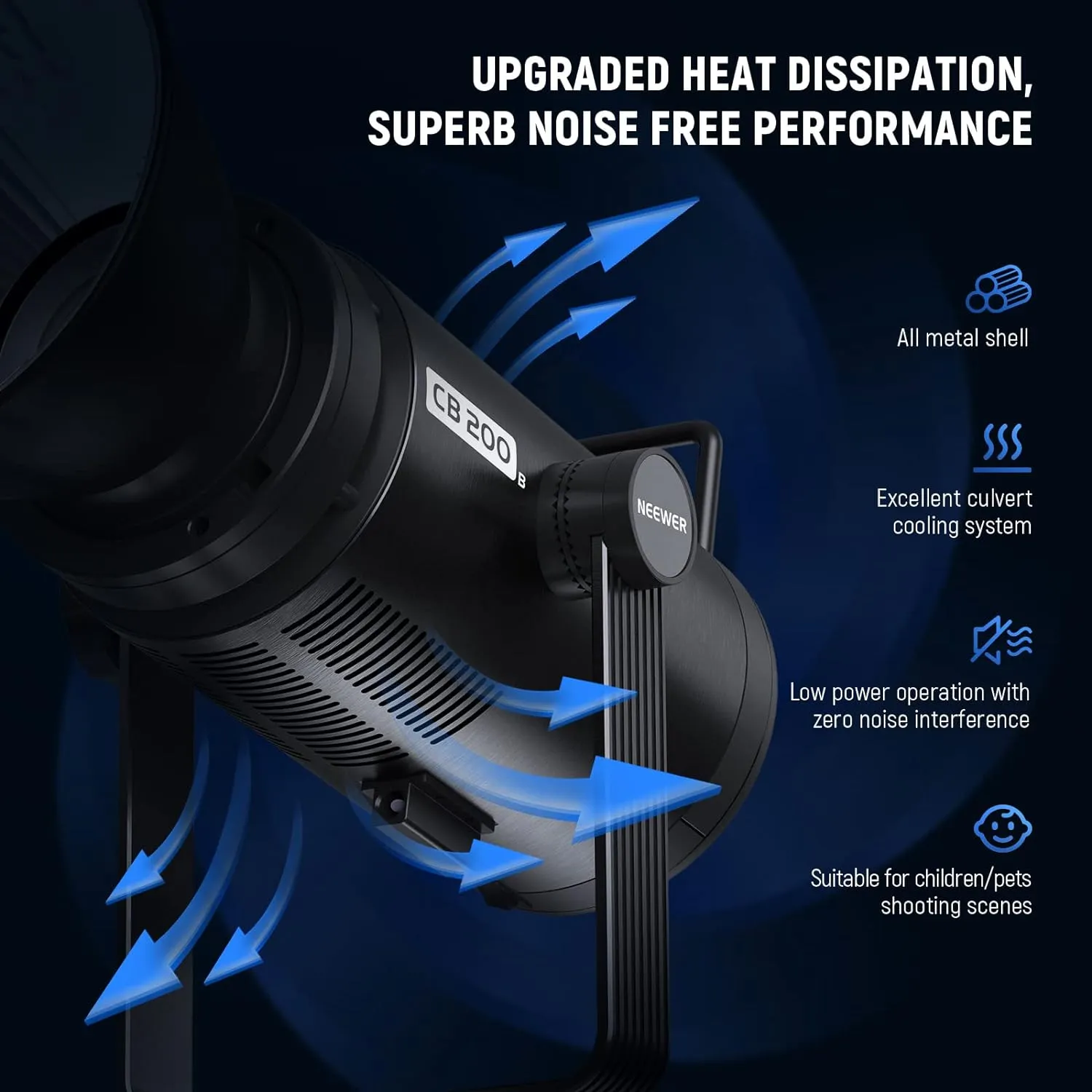 NEEWER CB200B 210W LED Video Light