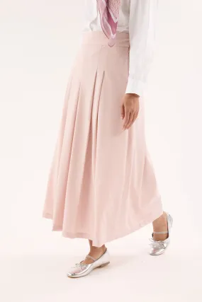Nelly Pink Pleated Skirt