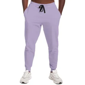 Pale Pastel Violet Joggers | Unisex | with PLUS sizes | Bright Pale Pastel Violet | C22M30Y0K0