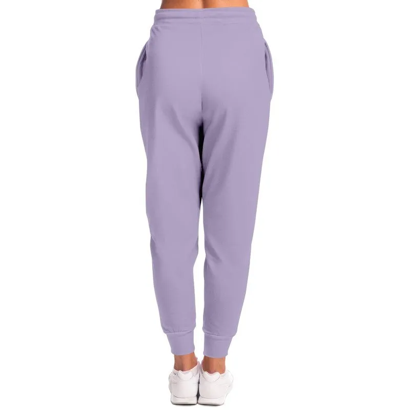Pale Pastel Violet Joggers | Unisex | with PLUS sizes | Bright Pale Pastel Violet | C22M30Y0K0