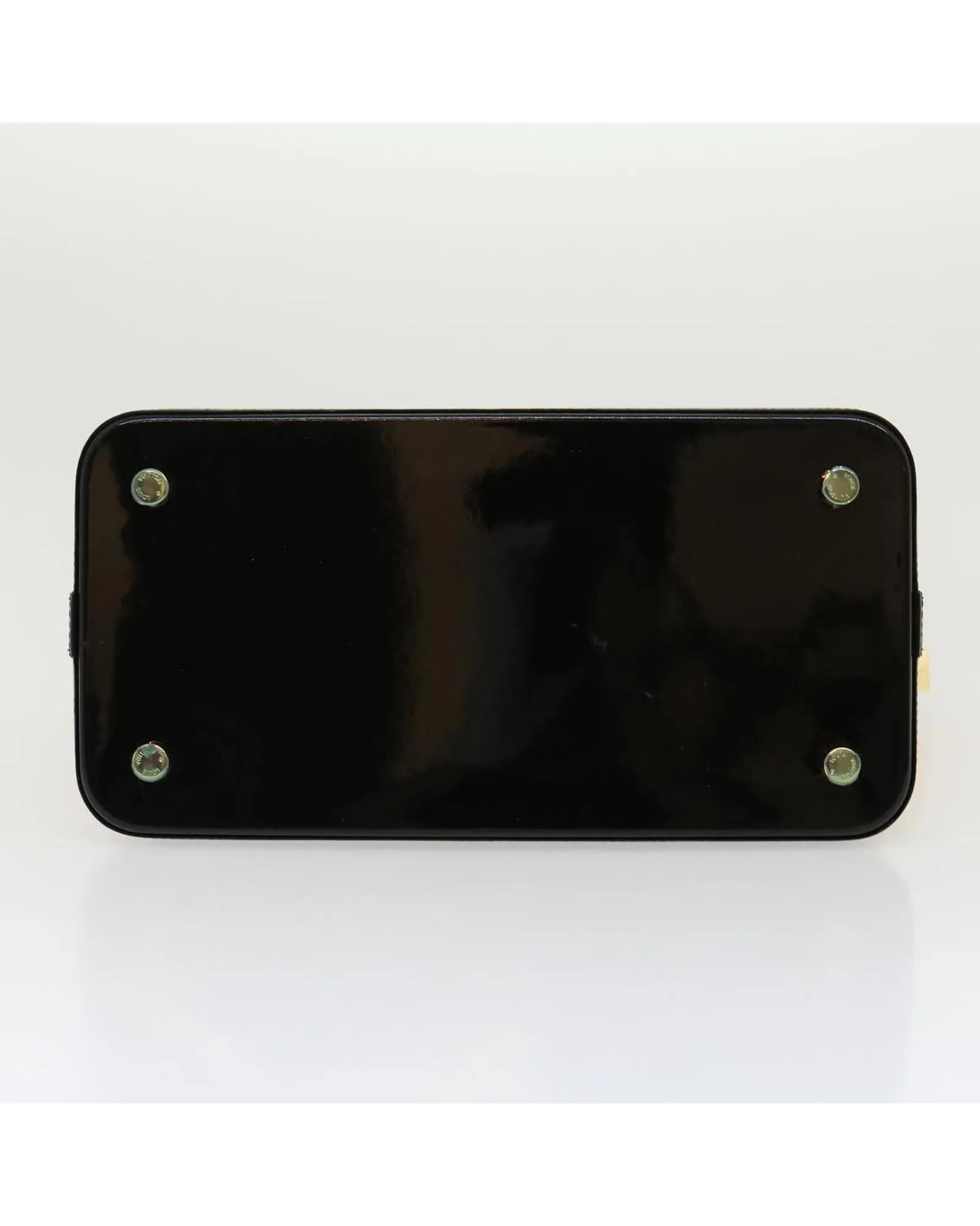 Patent Leather Hand Bag with Infinity Lock