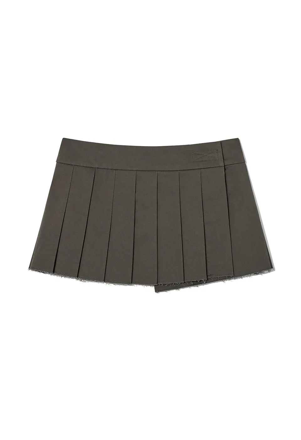 PLEATED LAYERED SKIRT