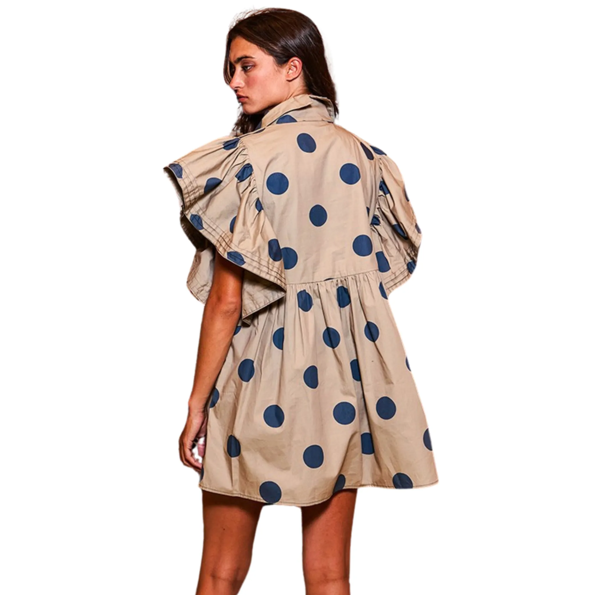 Polka Dot Dress with Pockets