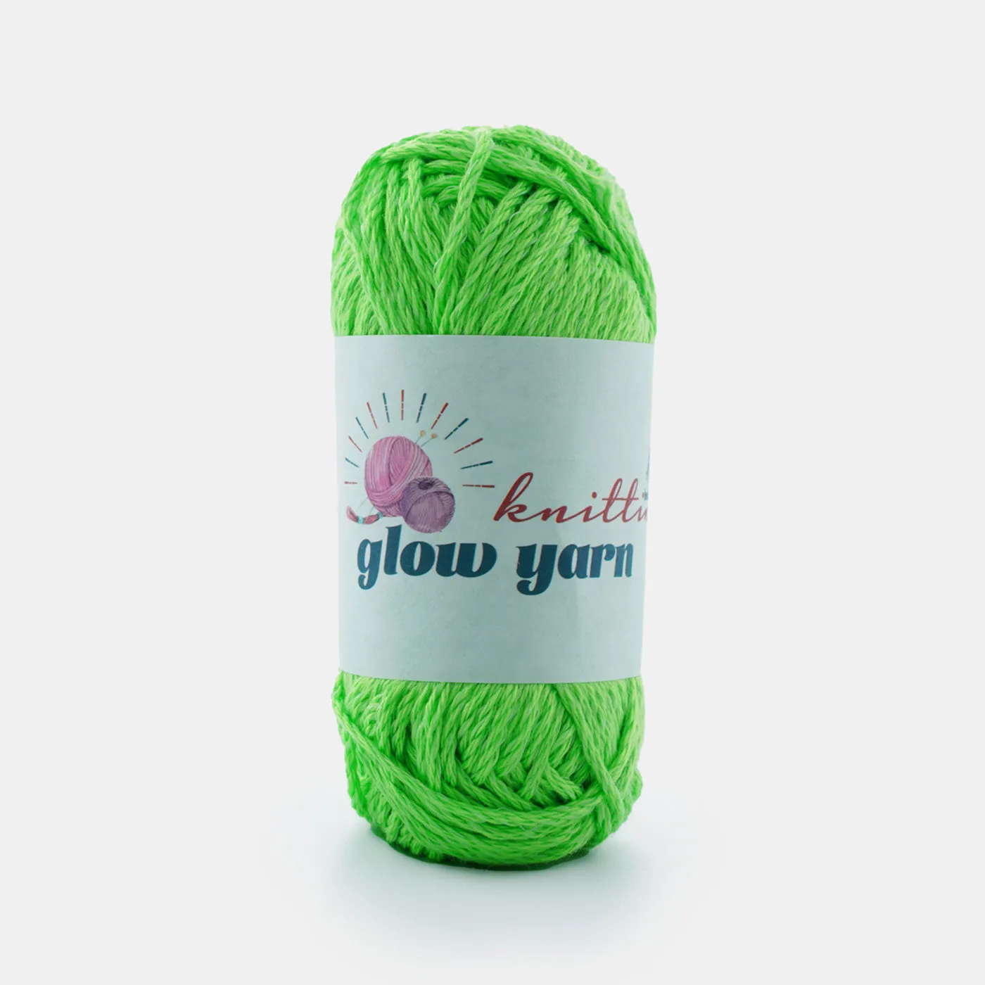 Polyester Luminous yarn glow in the dark fluorescent crochet yarn